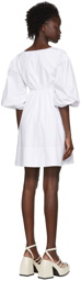 Staud White Sophie Short Dress