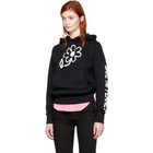 Ashley Williams SSENSE Exclusive Black Flower Hoodie