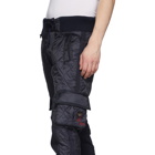 Greg Lauren Navy Paul and Shark Edition Quilted Cargo Pants