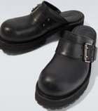 Balenciaga Venom leather mules
