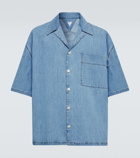 Bottega Veneta Denim bowling shirt