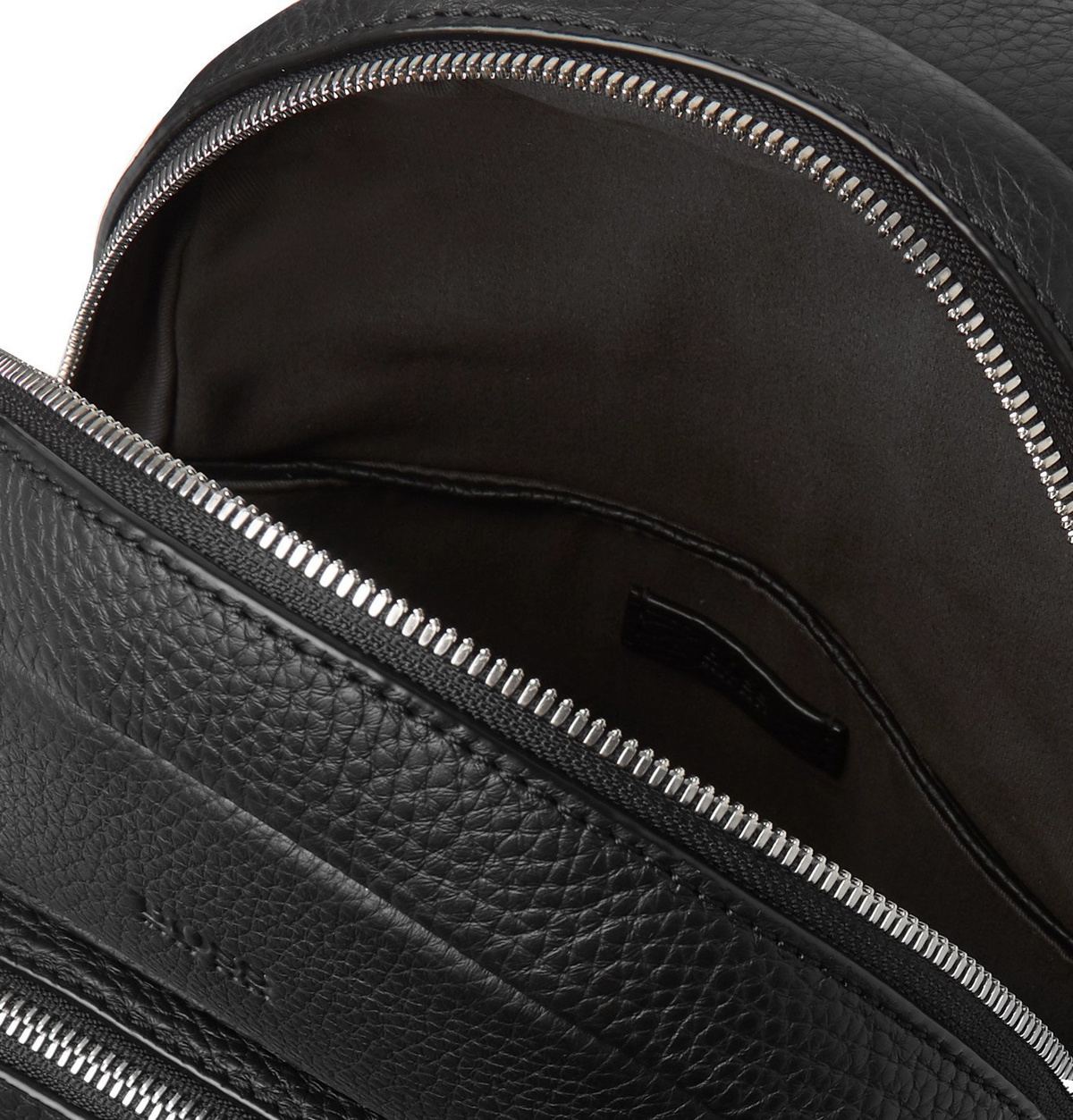 Hugo Boss - Crosstown Full-Grain Leather Backpack - Black Hugo Boss