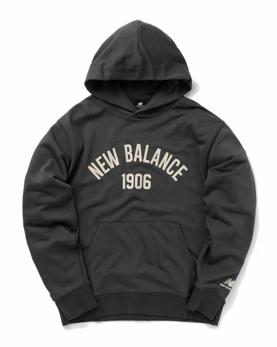 Photo: New Balance Essentials Varsity Fleece Hoodie Black - Mens - Hoodies