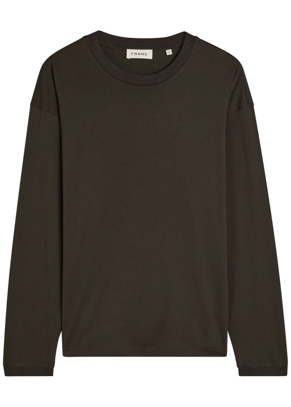 Photo: Frame Cotton top Dark Brown