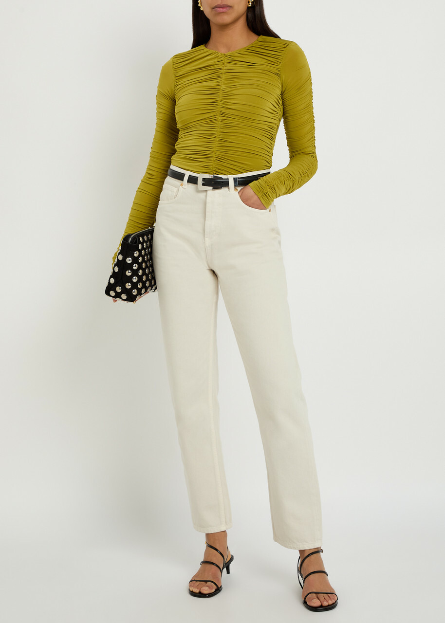 Tove Senna Straight-leg Jeans Ecru