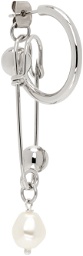 Justine Clenquet Silver Lindsay Single Earring