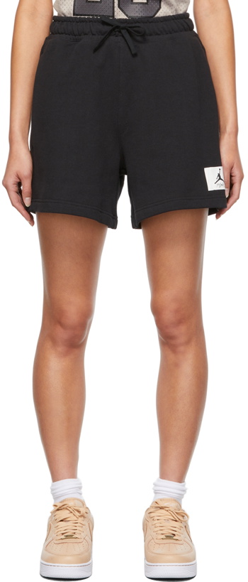 Photo: Nike Jordan Black Essential Sweat Shorts