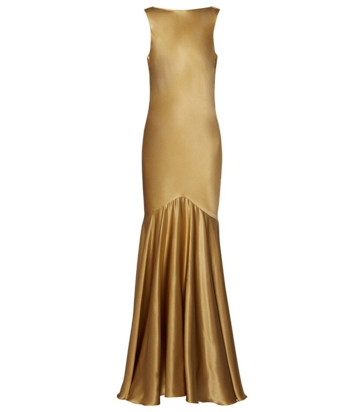 Photo: Nina Ricci Open-back satin gown