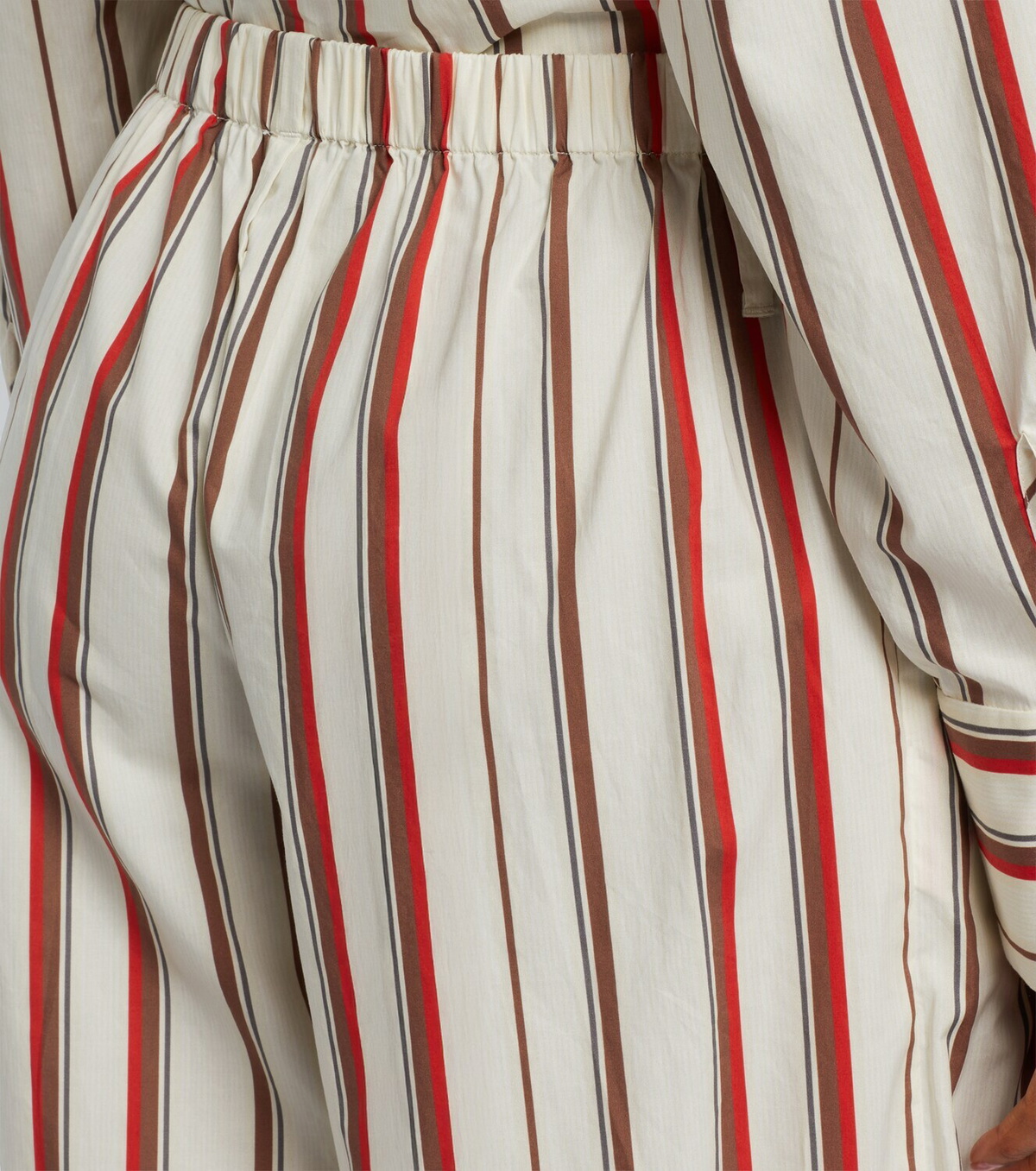 SIR Alva striped cotton wide-leg pants