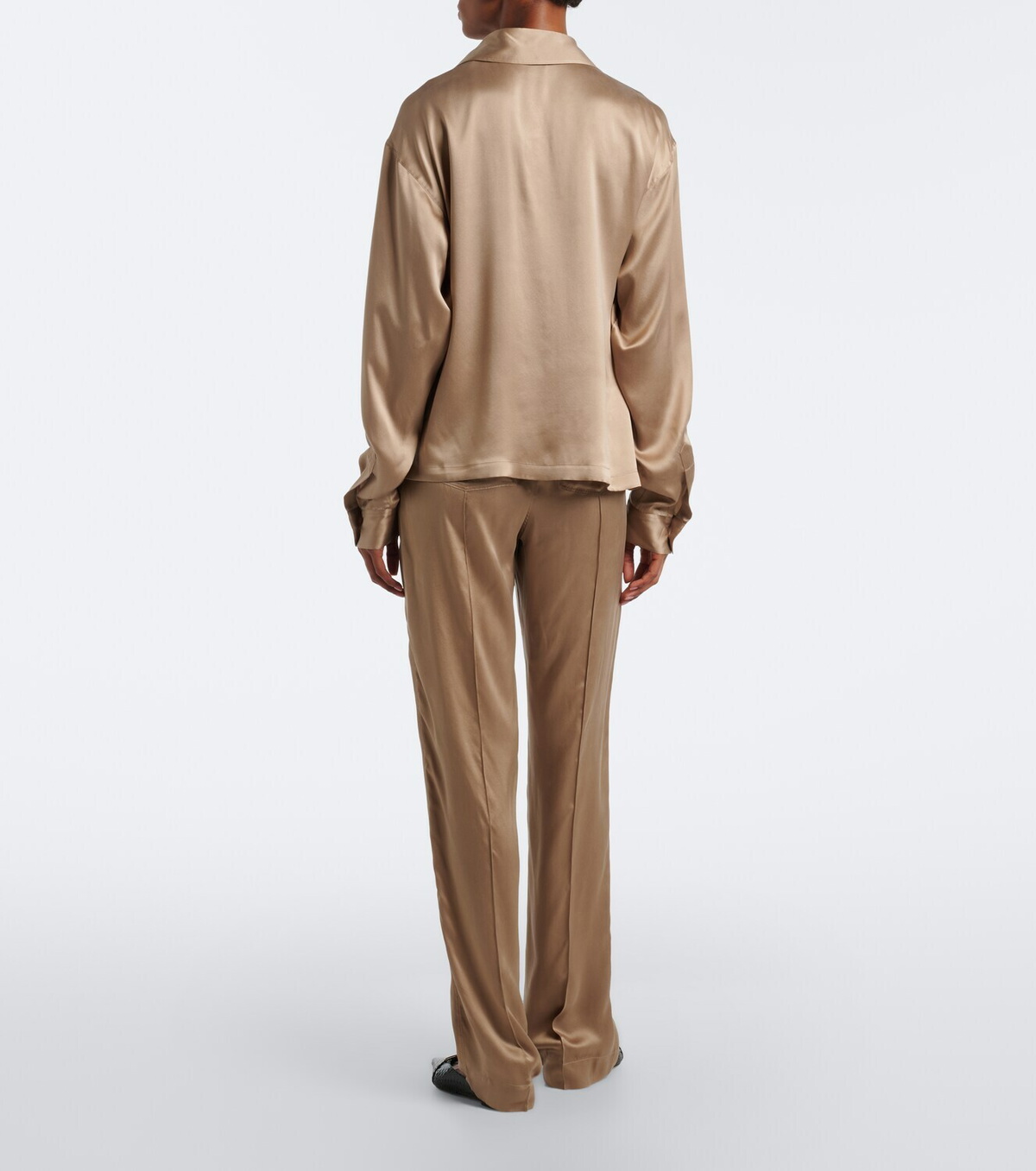Tom Ford Silk satin straight pants