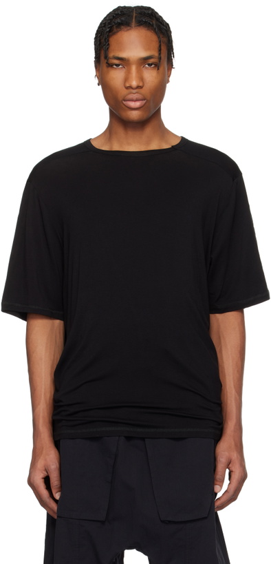 Photo: Professor.E Black Semi-Sheer T-shirt