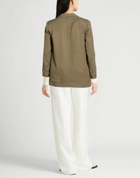 Twinset Womens Blazer Military in Green