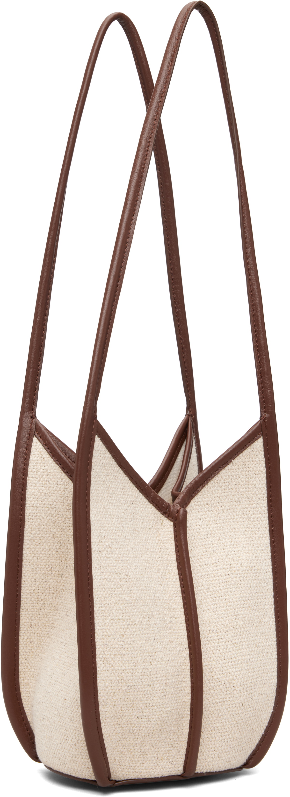 HEREU Off-White Calella Bucket Canvas Bag