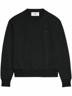 AMI Paris Black Ami De Coeur Cotton Sweatshirt