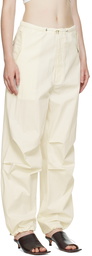 Dion Lee Off-White Toggle Parachute Trousers