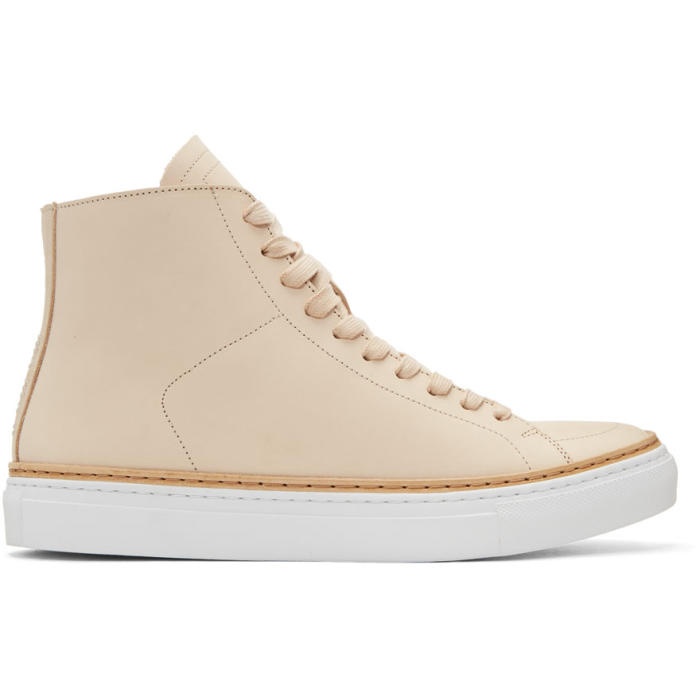 Photo: No.288 Beige Mulberry High-Top Sneakers