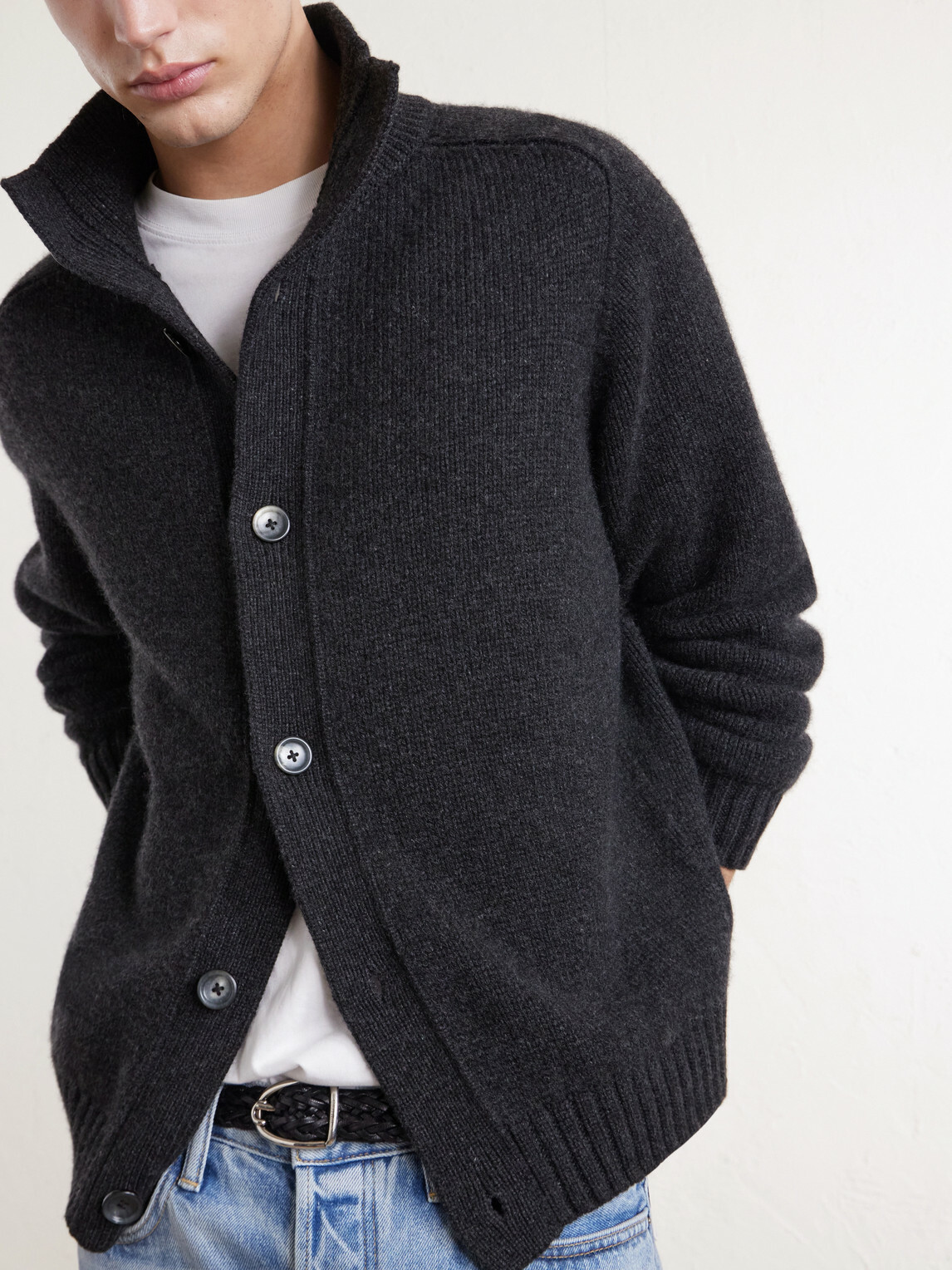 TOM FORD - Cashmere Cardigan - Gray