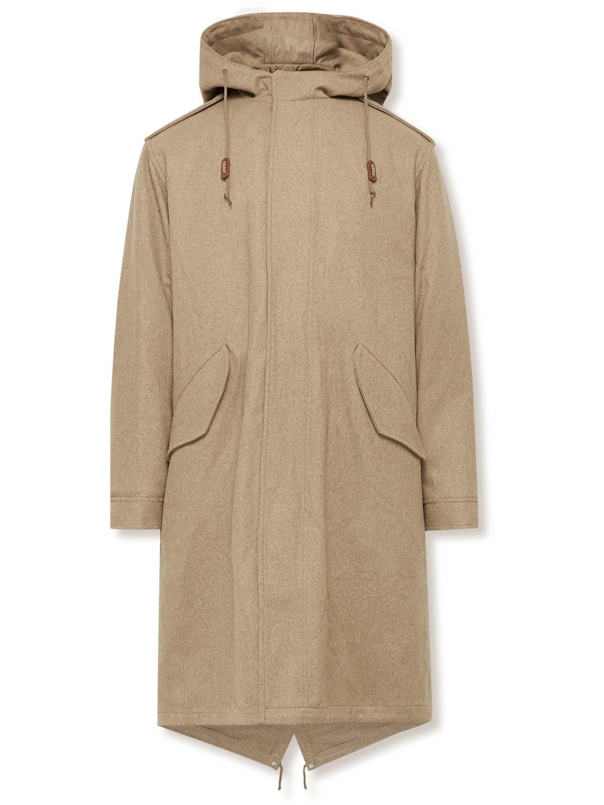 A.P.C Suzanne Koller コート A.P.C. - Suzanne Koller Wool-Blend Felt Hooded Parka
