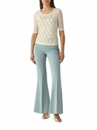 TwinSet Pantalone Flare In Crepe Fluido Trousers