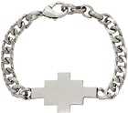 Marcelo Burlon County of Milan Silver Cross Chain Bracelet