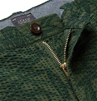 J.Crew - Printed Cotton-Seersucker Shorts - Green