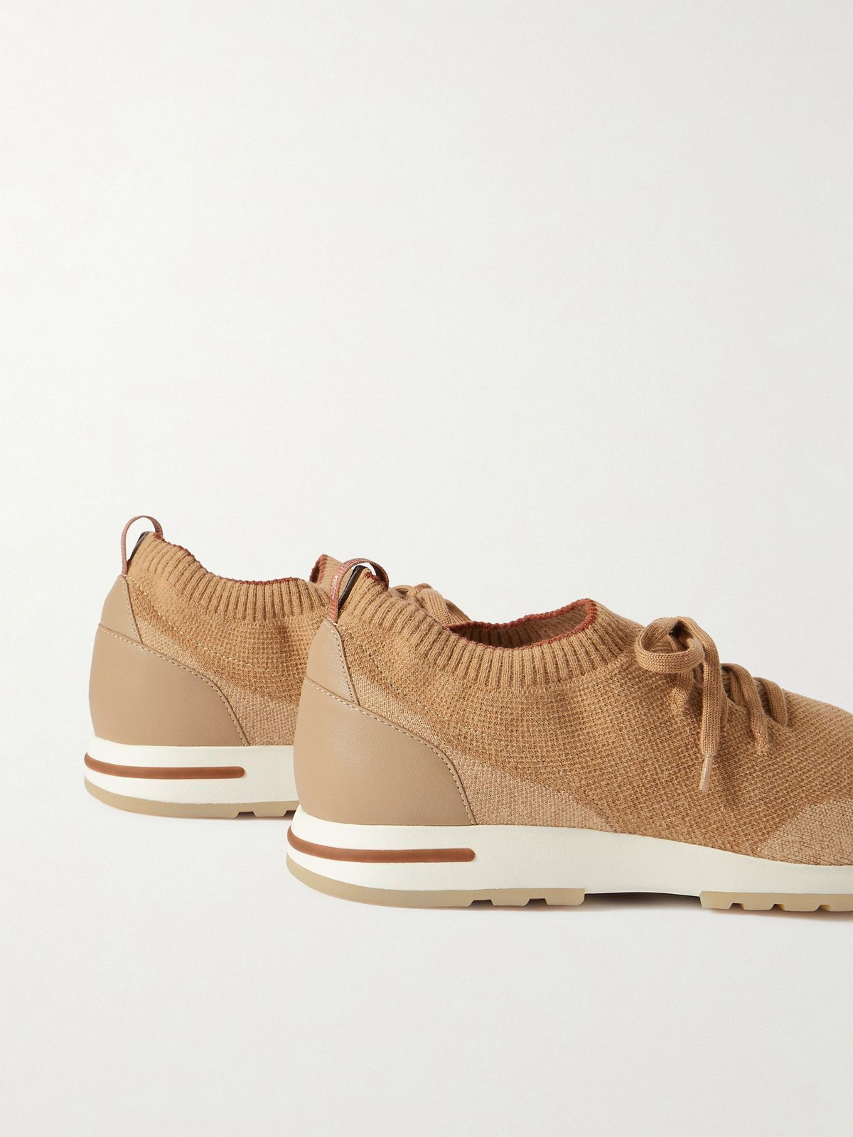 360 Lp Flexy Walk suede and leather-trimmed wool sneakers