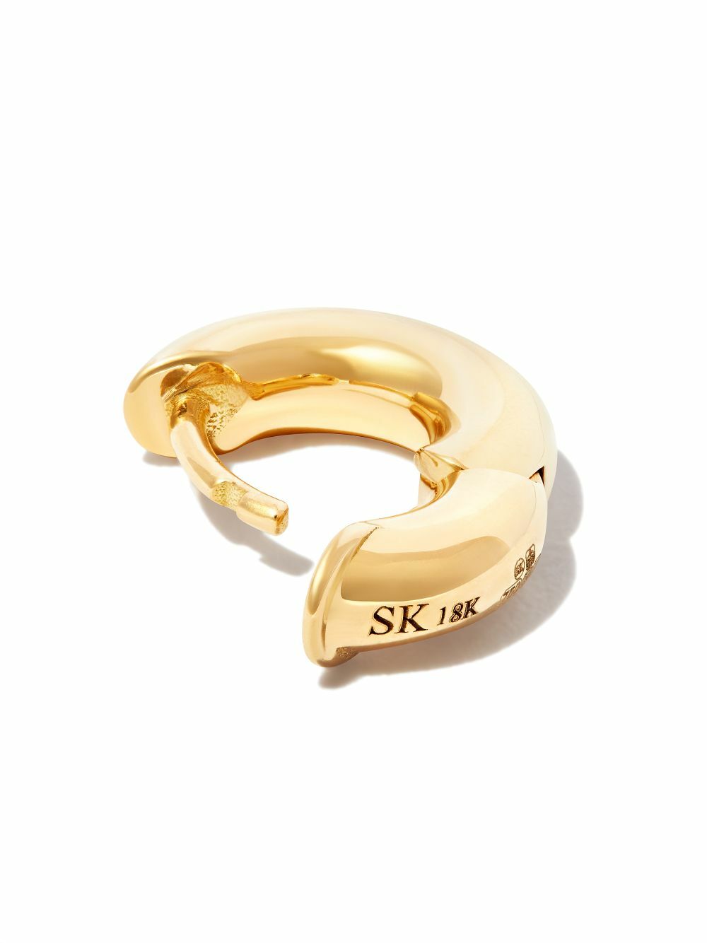 Spinelli Kilcollin 18K Yellow Gold Mini Macro Single Hoop Earring