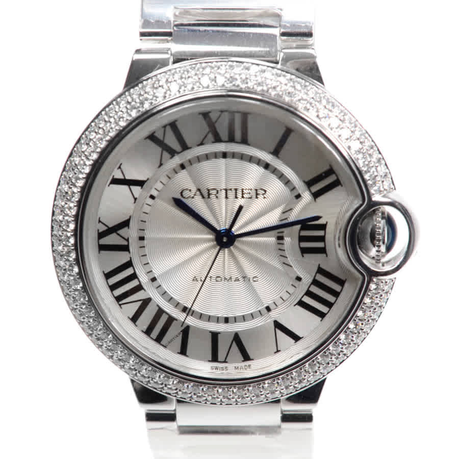 Cartier Ballon Bleu Medium 18k White Gold Watch WE9006Z3