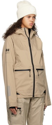 HH-118389225 Beige Arc Storm Shell Jacket
