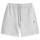 A Bathing Ape Men's One Point Sweat Short in Grey