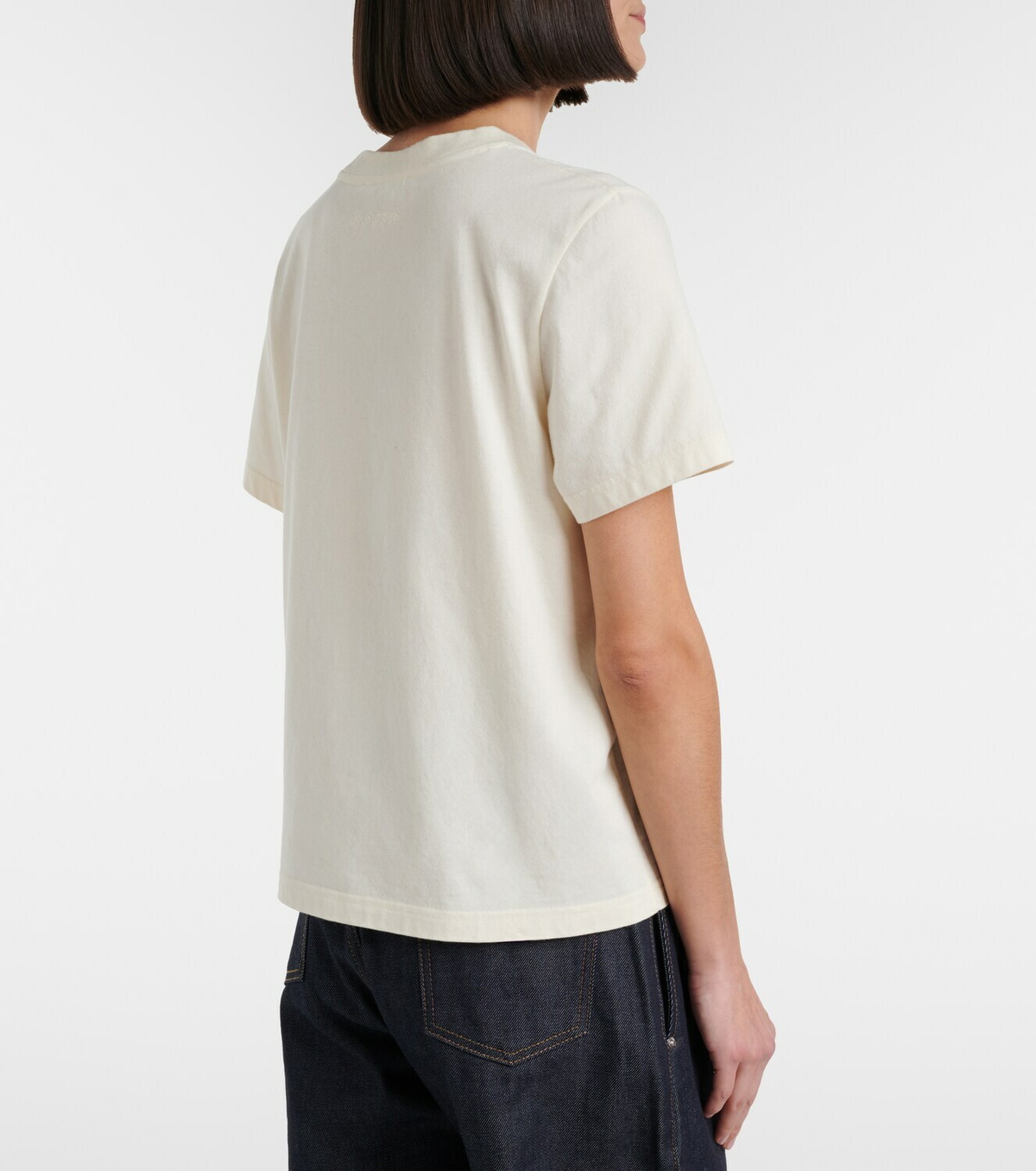 JW Anderson Embellished cotton jersey T-shirt