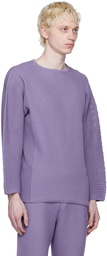 Homme Plissé Issey Miyake Purple Seamless Sweater