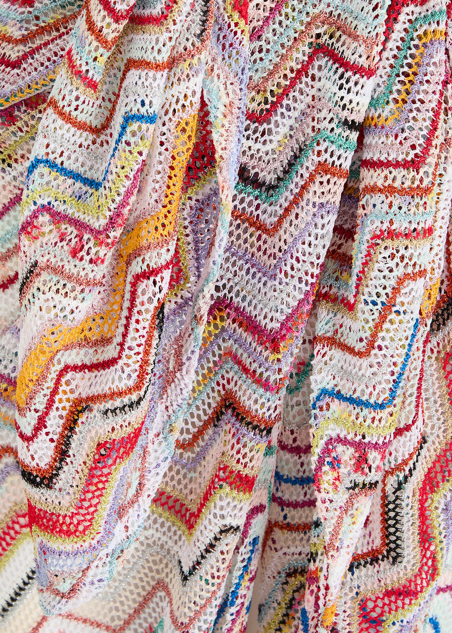 【Missoni】ニットラメショート Missoni Zigzag Layered Metallic Fine-knit Shorts