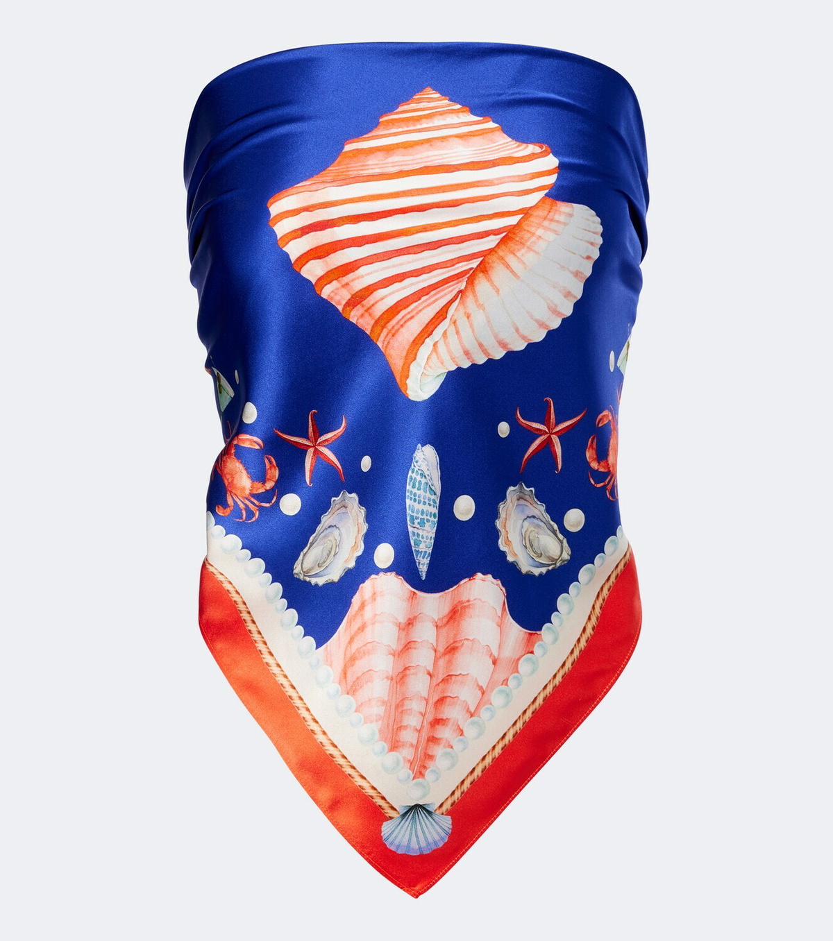Retrofête Alivia silk bandeau top