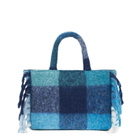 MC2 Saint Barth Colette Blanket Handbag With Check Print