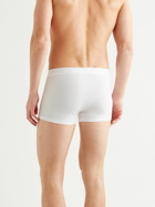 Sunspel - Two-Pack Stretch-Cotton Boxer Briefs - White