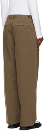 LE17SEPTEMBRE Brown Side Seam Wide Jeans