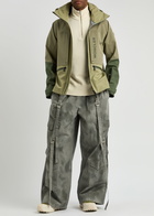 Moncler Grenoble Fussen Hooded Shell ski Jacket Green