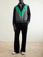 Valentino Garavani - Logo-Appliquéd Jersey Track Jacket - Black