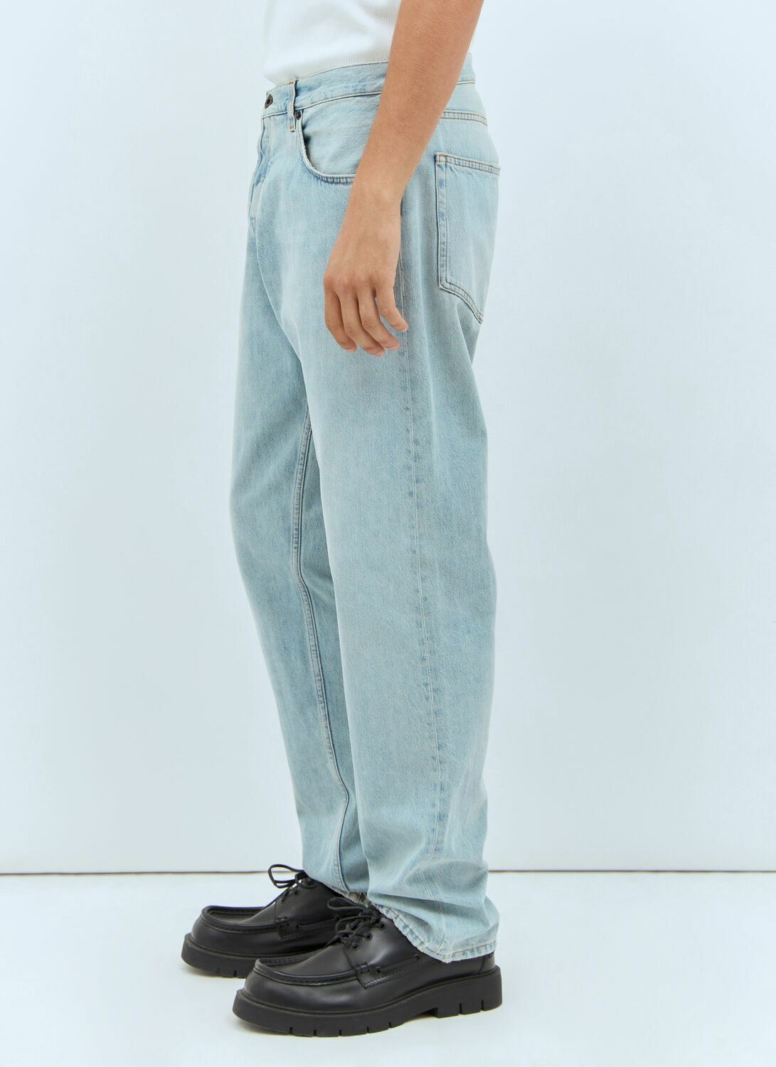 Miu Miu Logo Patch Jeans