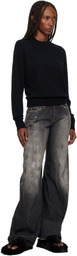 Acne Studios Black Crewneck Sweater
