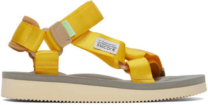 Photo: Suicoke Yellow & Gray DEPA-Cab Sandals