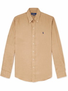 Polo Ralph Lauren - Slim-Fit Button-Down Collar Linen Shirt - Brown