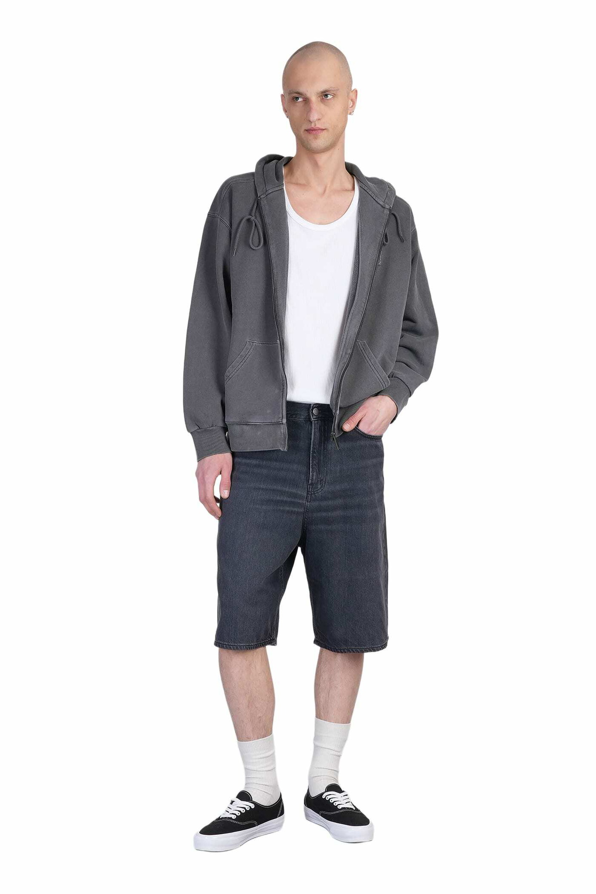 Haikure Jo Shorts In Black Denim
