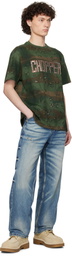 Thug Club Khaki Camoflage 'Chopper' T-shirt