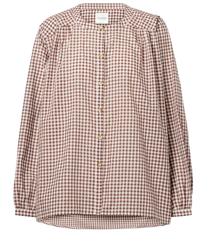 Photo: Posse Mira gingham cotton shirt