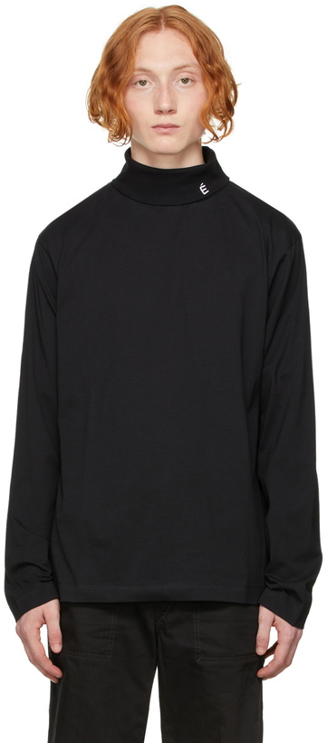 Photo: Études Black Small Accent Award Turtleneck