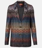 Missoni Zigzag lamé blazer