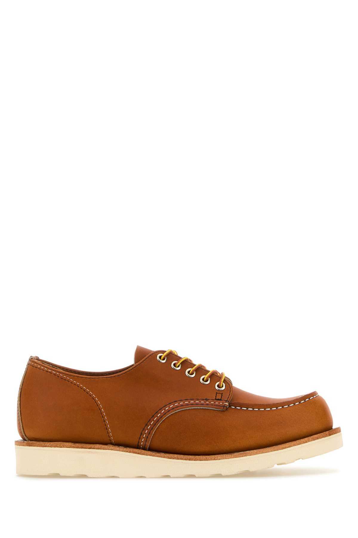 Red Wing Caramel Leather Lace-up Shoes