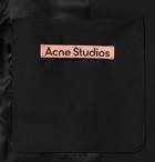 Acne Studios - Slim-Fit Unstructured Wool and Mohair-Blend Blazer - Black